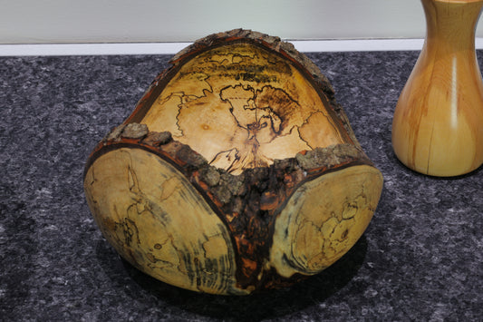 #104 Bowl with Live Edge by Mark Marshall