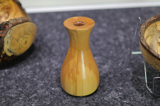 #67 Bud Vase with Glass Insert by Mark Marshall