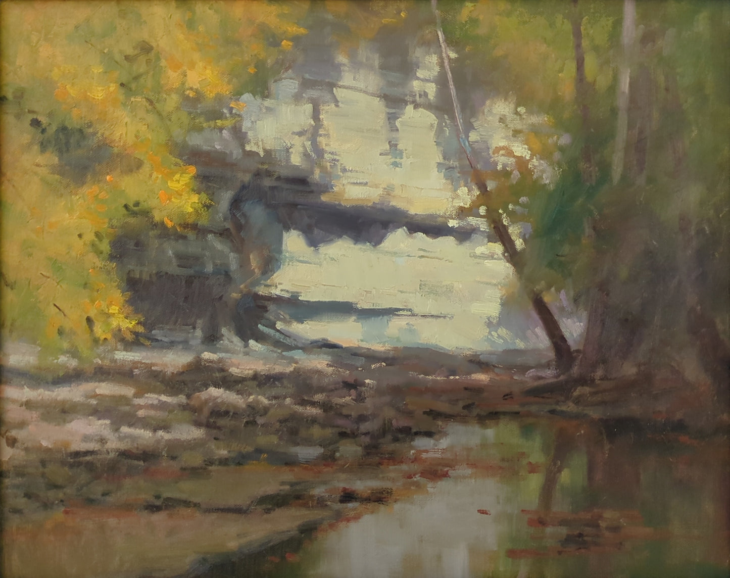 Flat Rock Cliff by Chuck Marshall