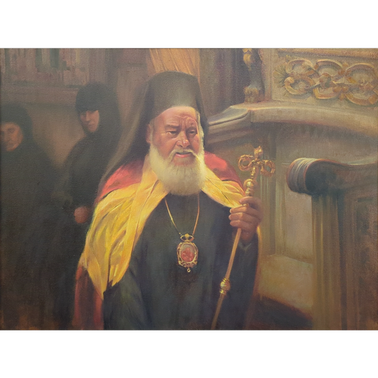 Greek Orthodox Priest by Chuck Marshall