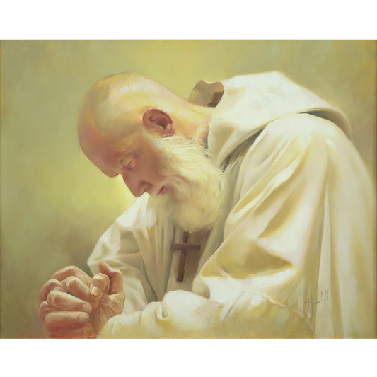 Praying Monk by Chuck Marshall