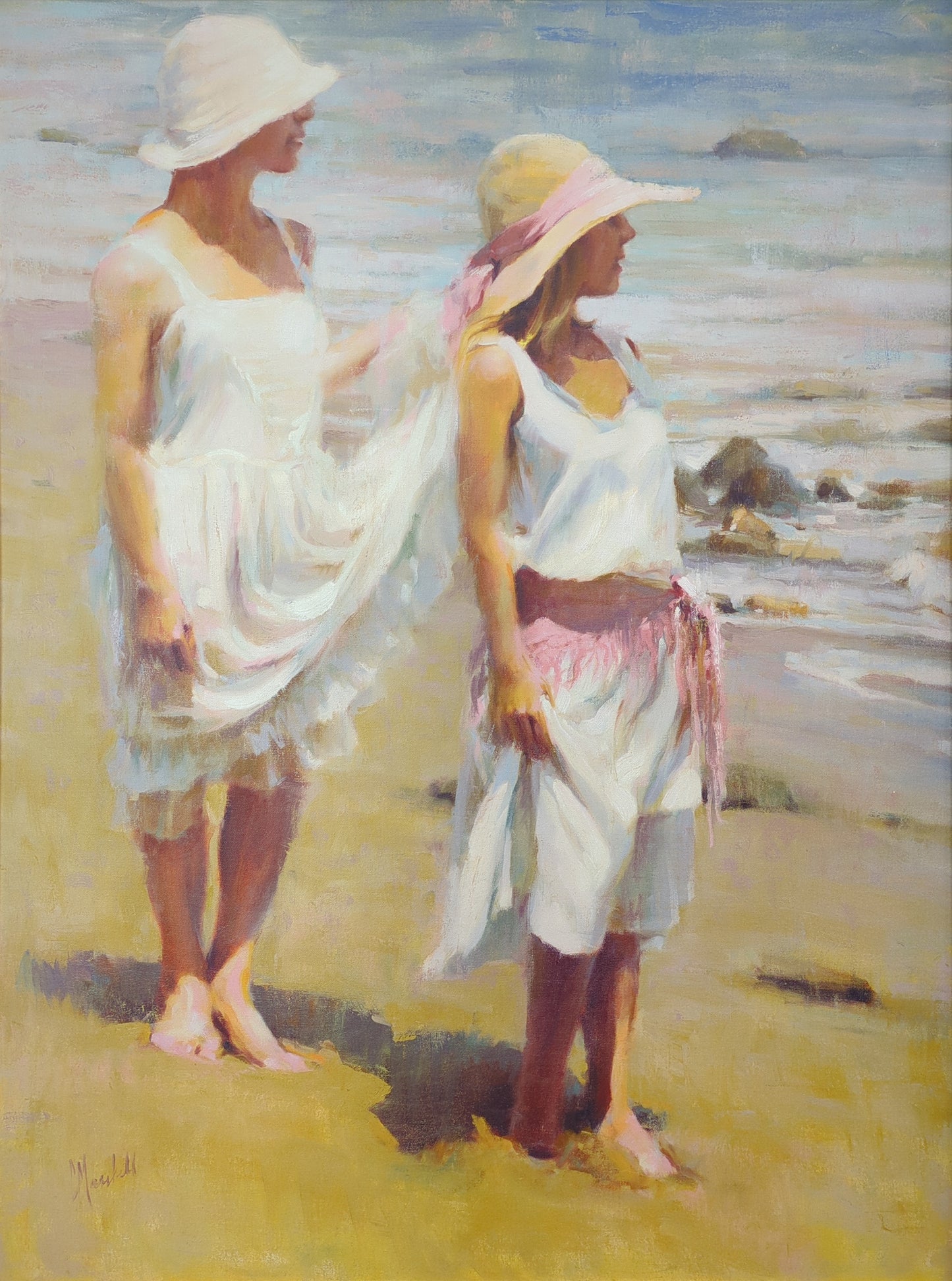 Seaside Stroll by Chuck Marshall
