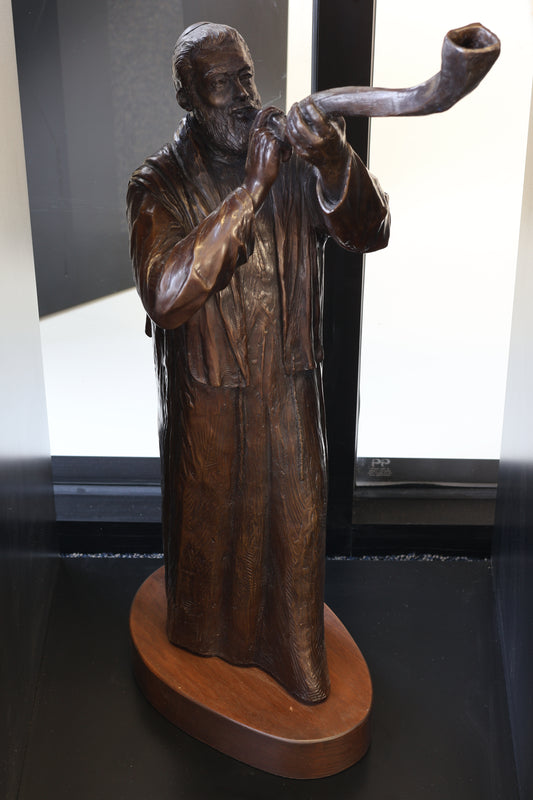 The Rabbi (Shofar) by John Leon