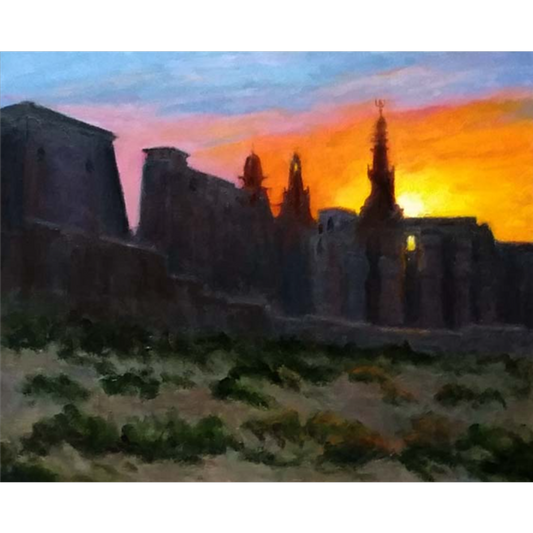 Ancient Temple of Luxor by Roger Heuck