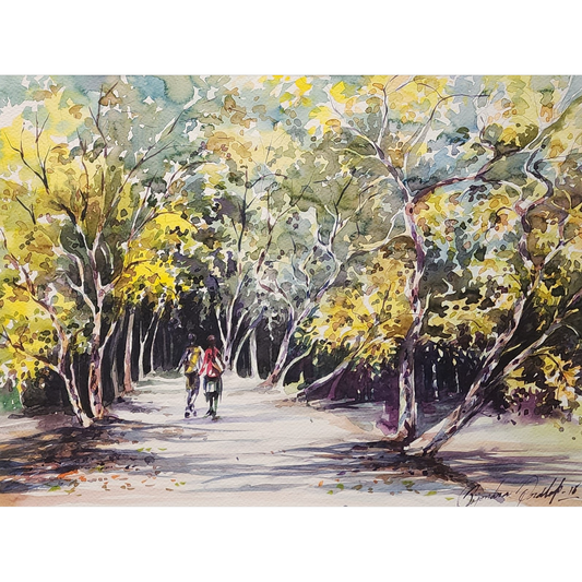 Autumn Stroll by Bijendra Pratap