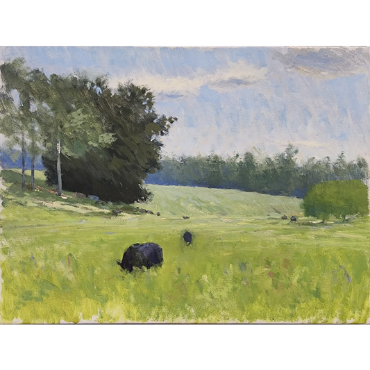 Cows in the Field by Nate Flanagan