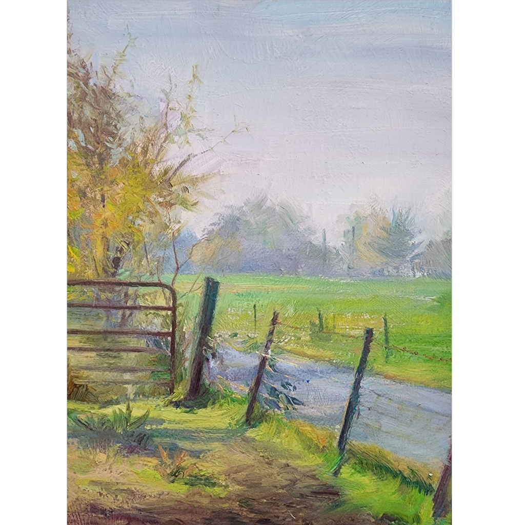 Empty Pasture by David Mueller