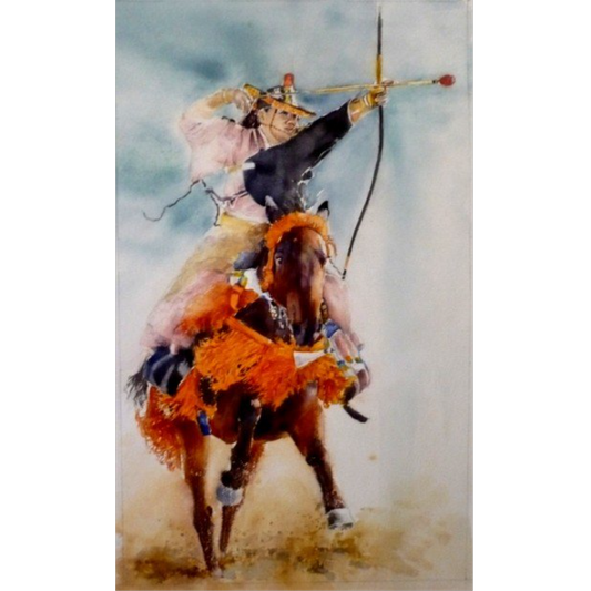 Girl with A Bow by Sylvie Griselle