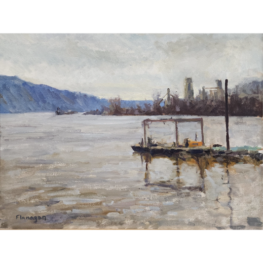 Ohio River Scene by Nate Flanagan