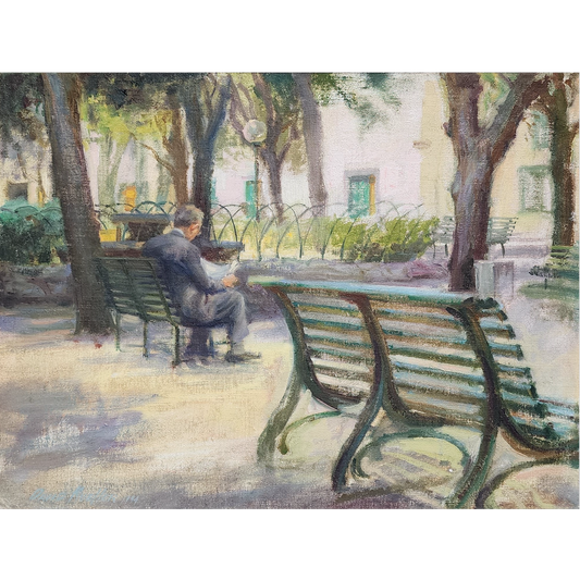 Park Bench by David Mueller