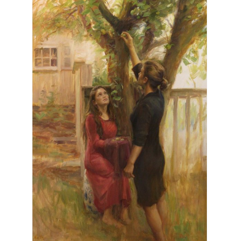 Picking Apples by David Mueller