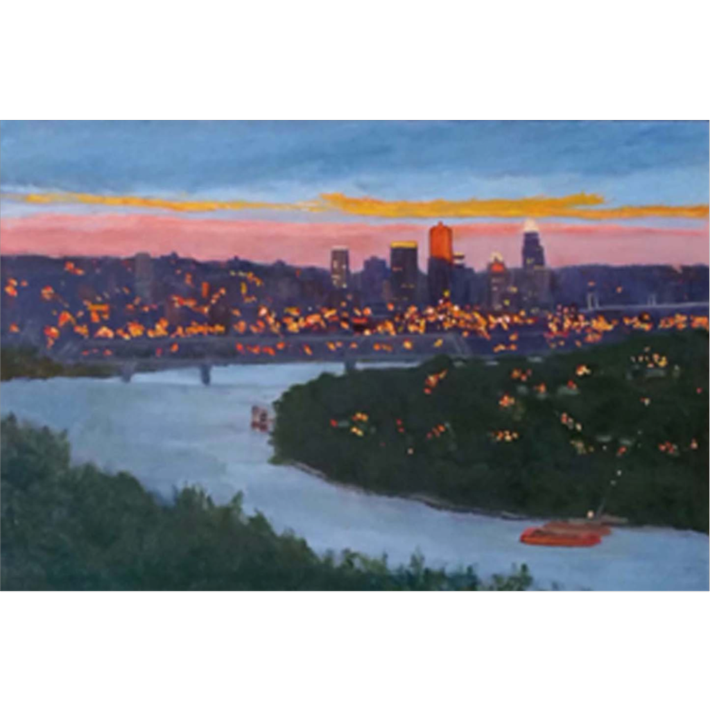 Queen City Aglow by Roger Heuck