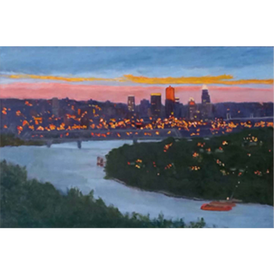 Queen City Aglow by Roger Heuck