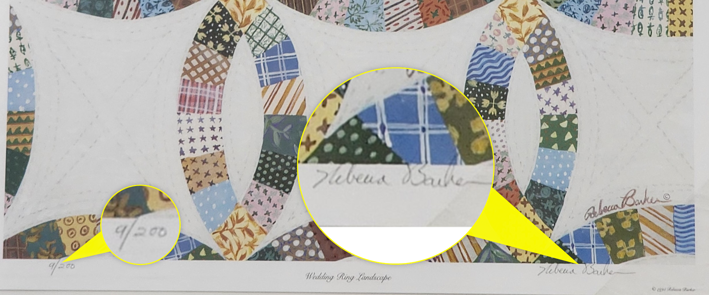 Wedding Ring Landscape by Rebecca Barker