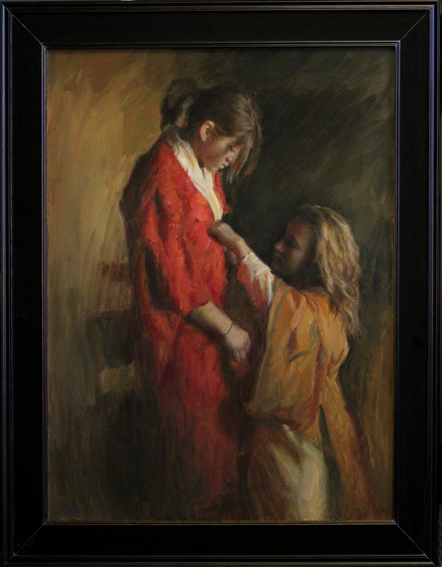 Sisters Bonding by David Mueller