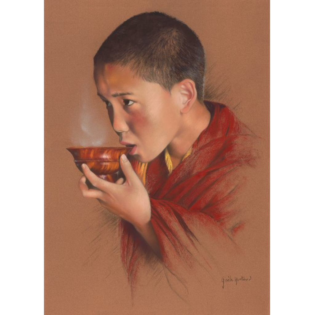 Tea at Monastary by Gisele Hurtaud