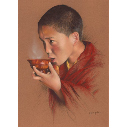 Tea at Monastary by Gisele Hurtaud