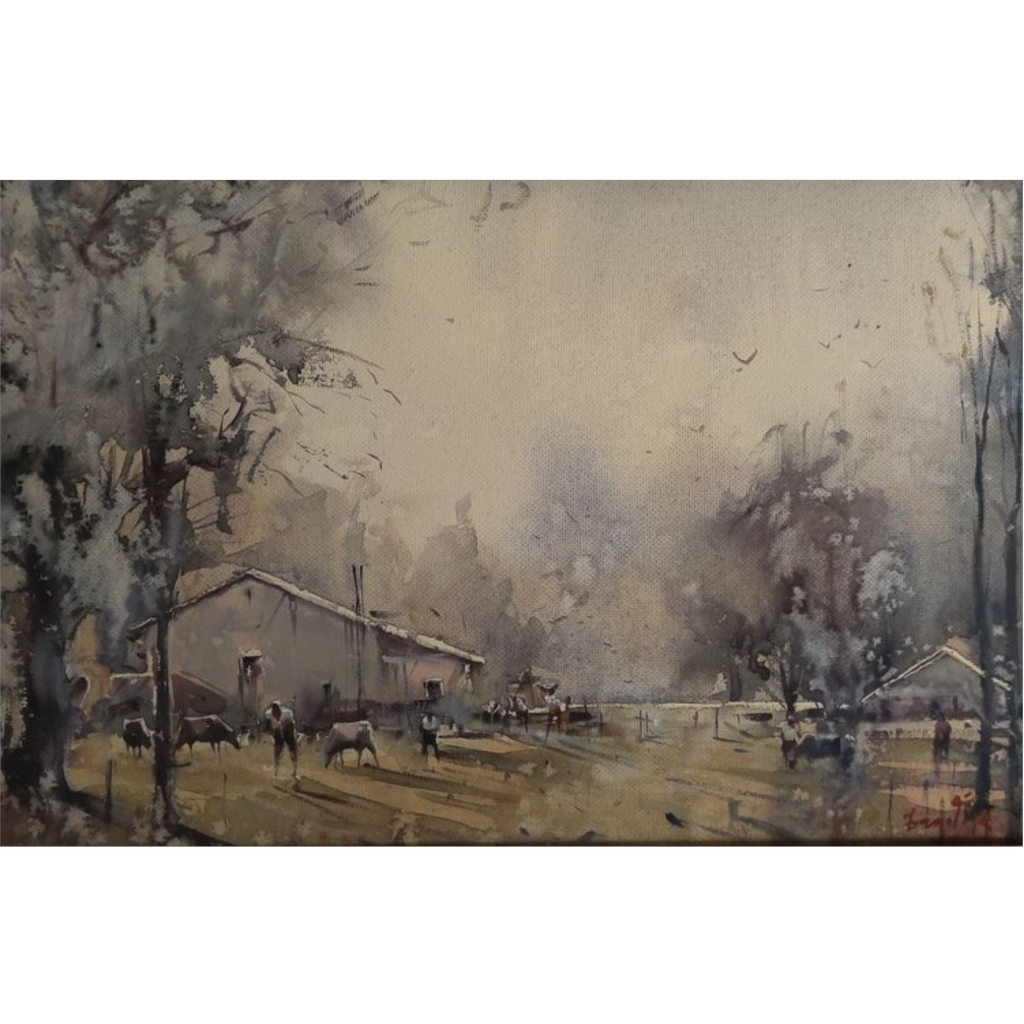 Village Side by Chandan Pramanik