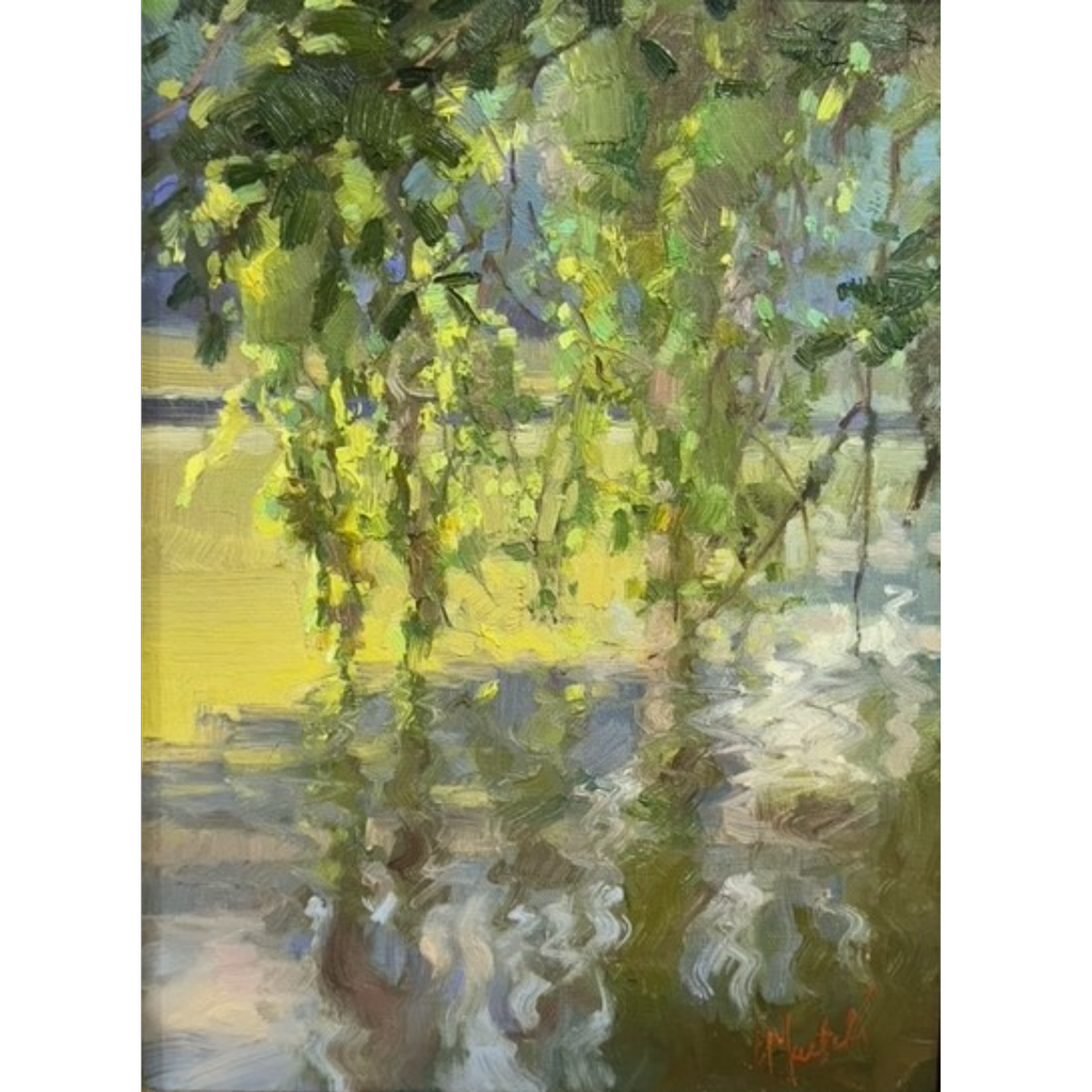 Willow Reflecting by Chuck Marshall