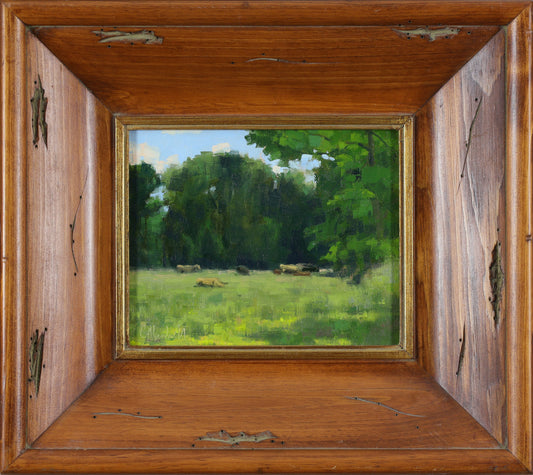 Cow Field Study by Chuck Marshall