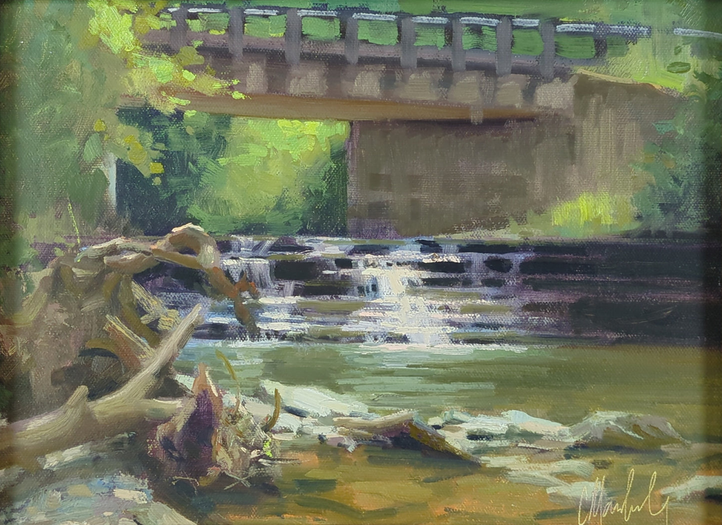 Flat Rock Bridge by Chuck Marshall