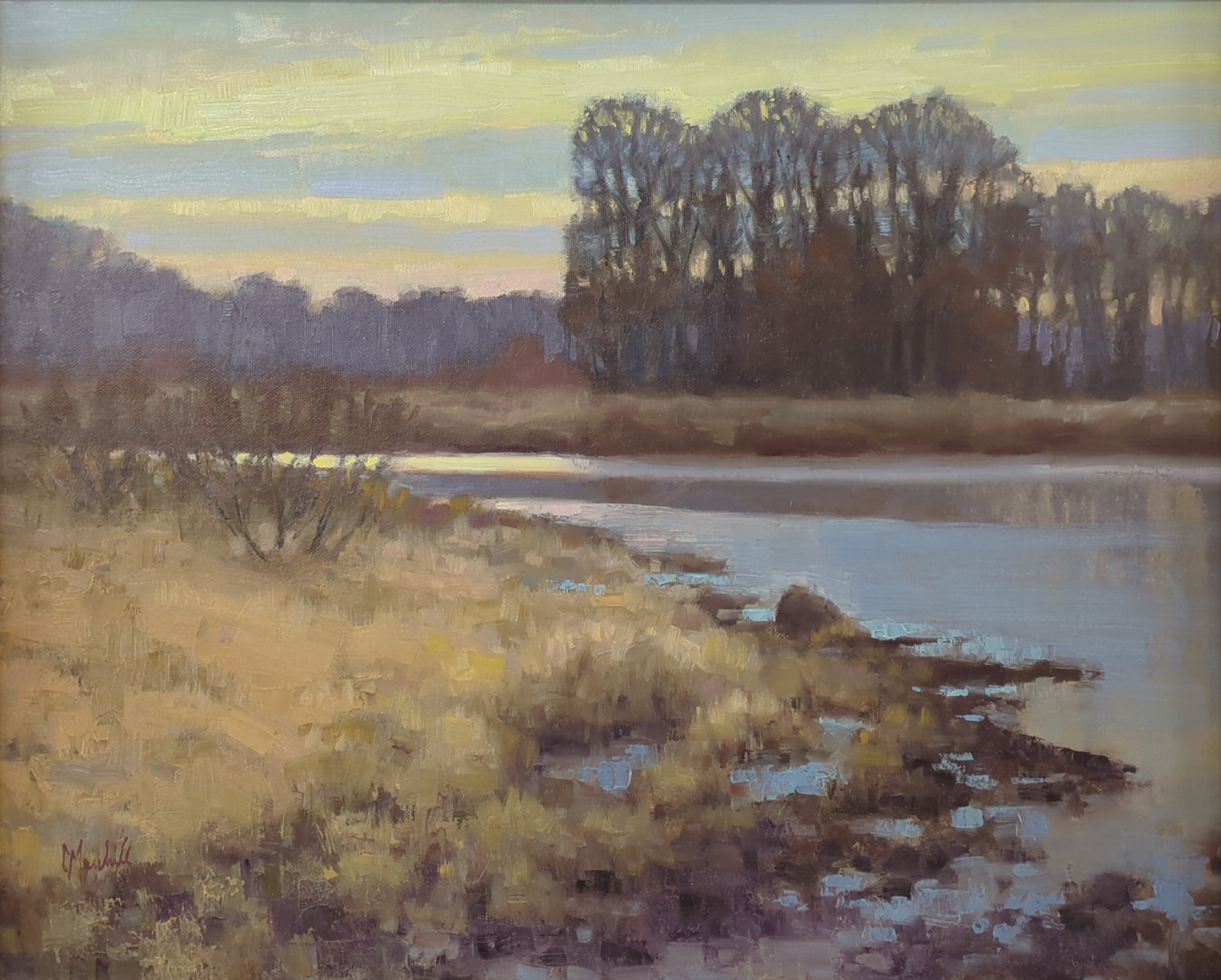 Indian Creek Winter by Chuck Marshall