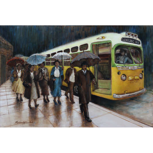 Montgomery Bus Boycott by  Marlena Hebenstreit