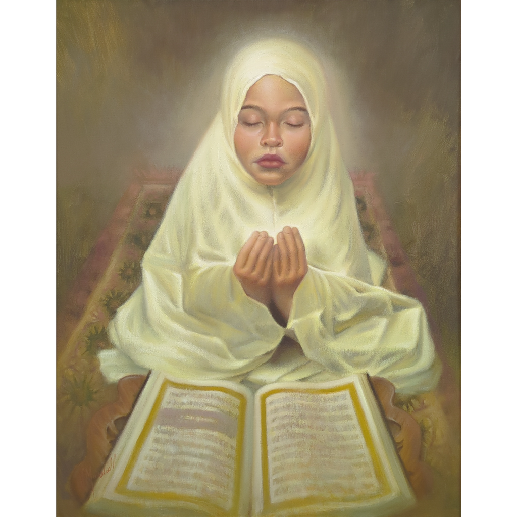 Muslim Girl Praying by Chuck Marshall