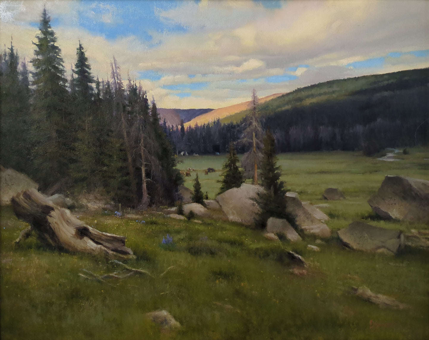 Porcupine Pass Basecamp by Chuck Marshall