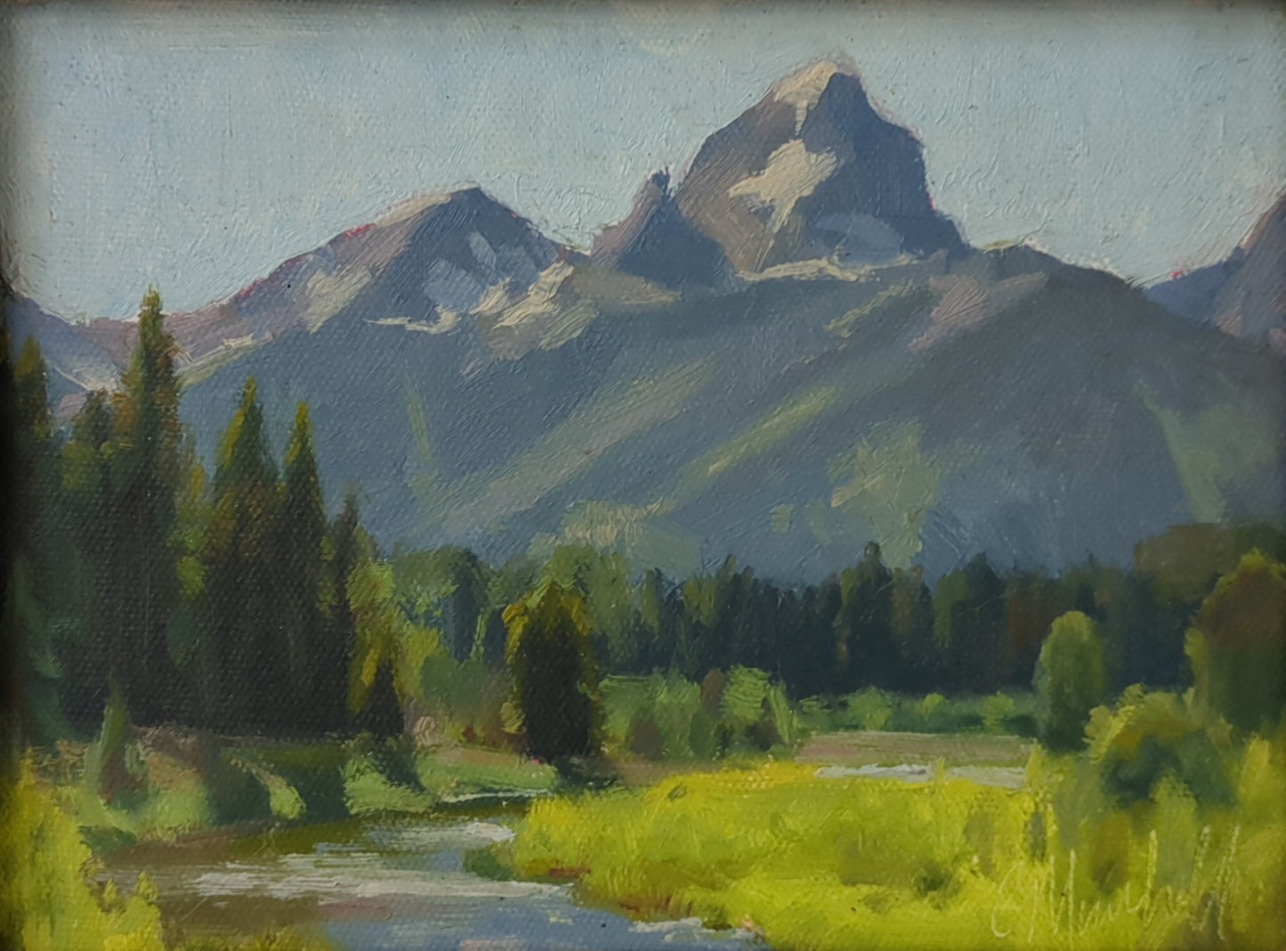 View of the Tetons by Chuck Marshall