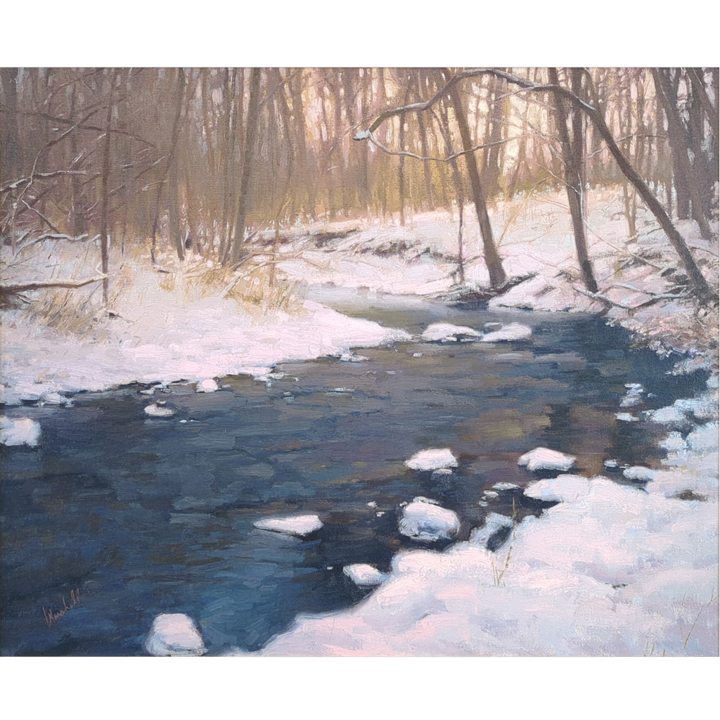 Winter River by Chuck Marshall