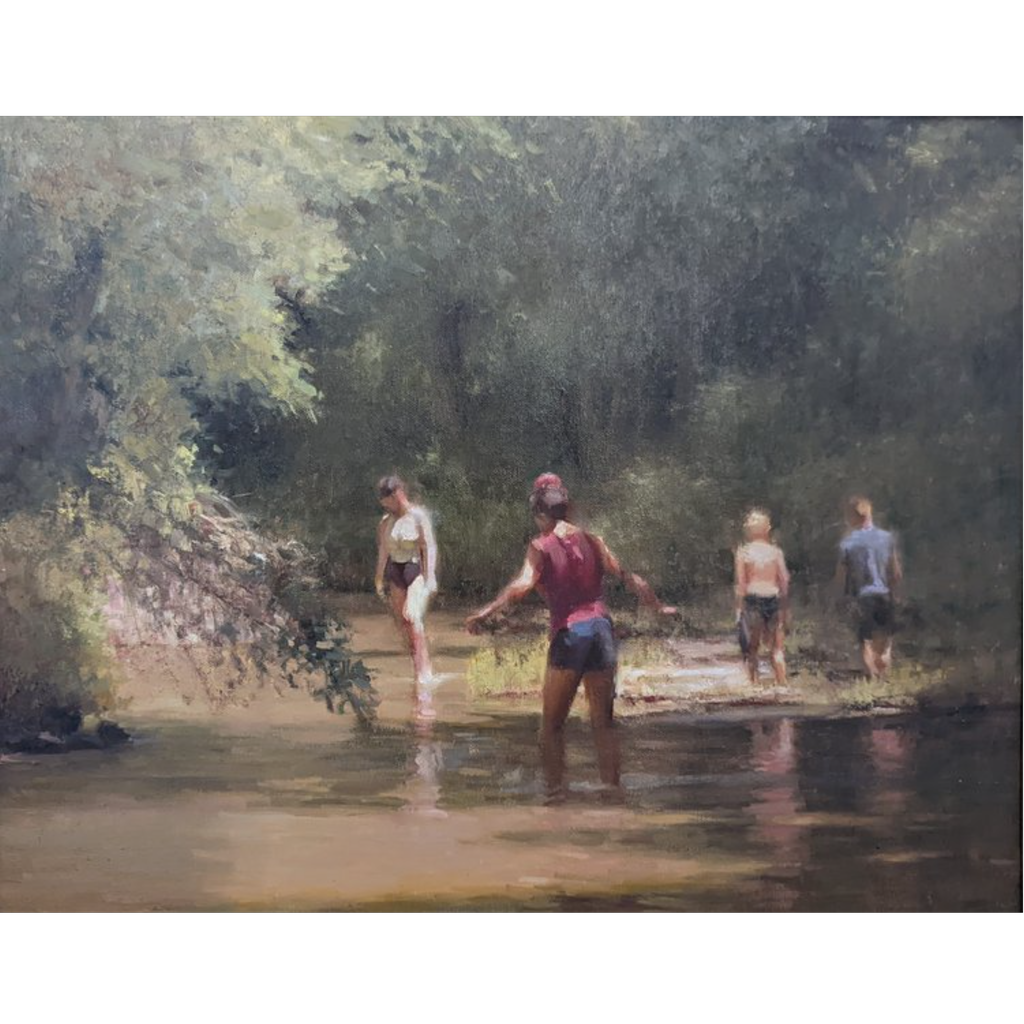 Creek Wading by Chuck Marshall