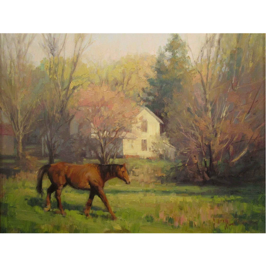Horse at Spring Pasture by Chuck Marshall