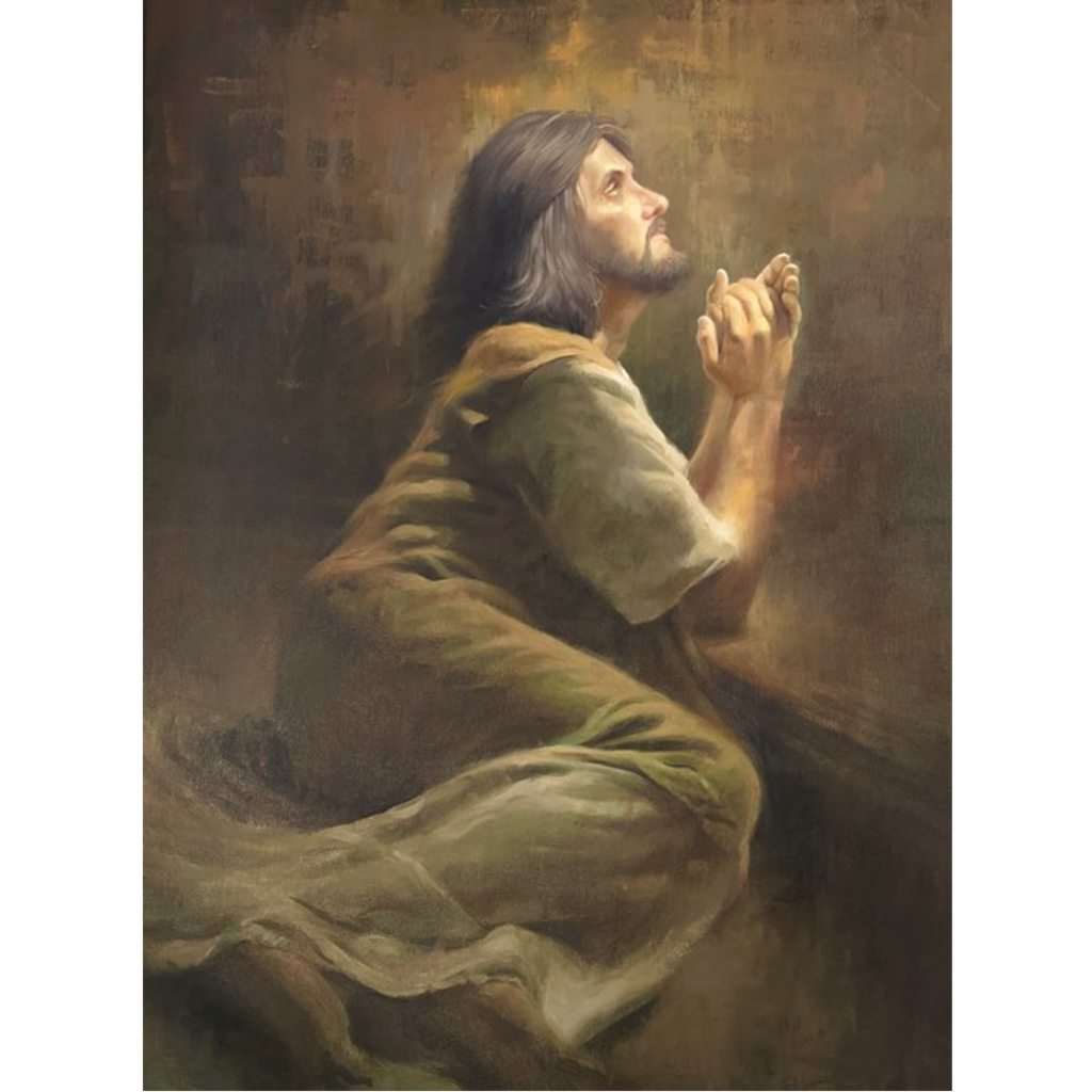 Jesus at Prayer by Chuck Marshall