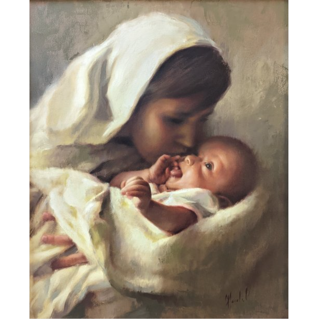 Mary and Christ Child by Chuck Marshall
